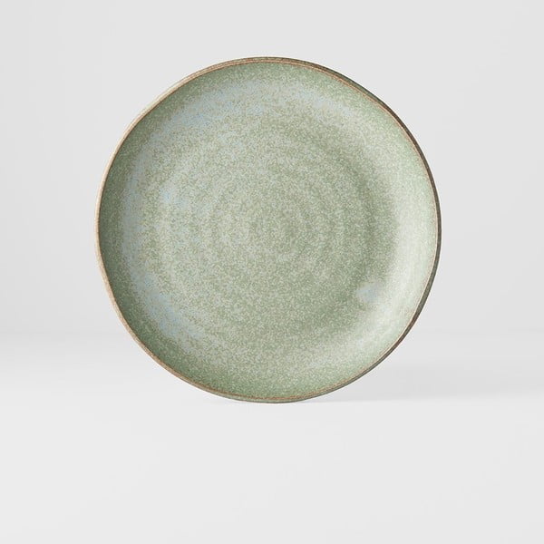 Зелена керамична чиния , ø 24 cm Fade - MIJ
