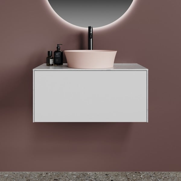 Светлорозова керамична кръгла мивка ø 40 cm Ipalyss – Ideal Standard-image-1