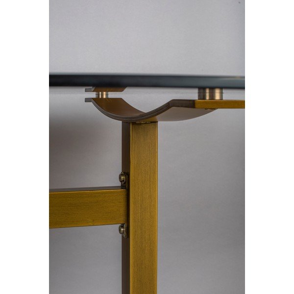 Маса за хранене със стъклен плот , 180 x 90 cm Sansa - Dutchbone-image-4