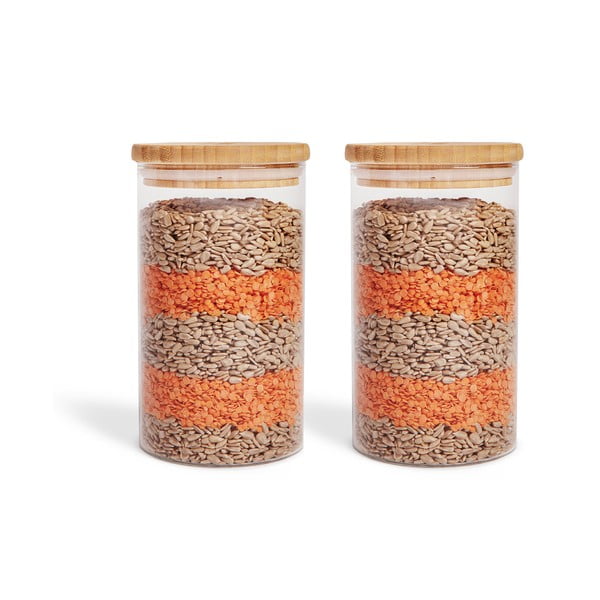Стъклени кутии в комплект 2 бр. за храна – Bonami Essentials