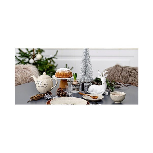 Бяла керамична купа , 500 ml Snow - Bloomingville-image-1