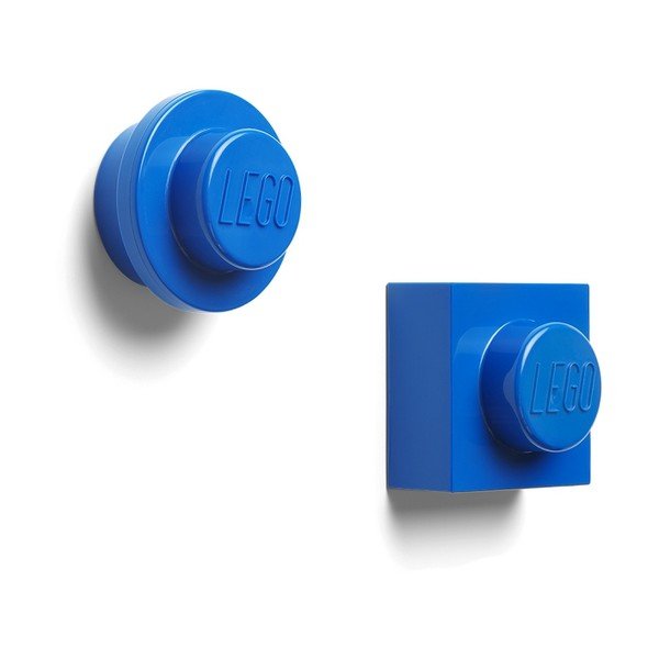 Sada 2 modrých magnetek LEGO®