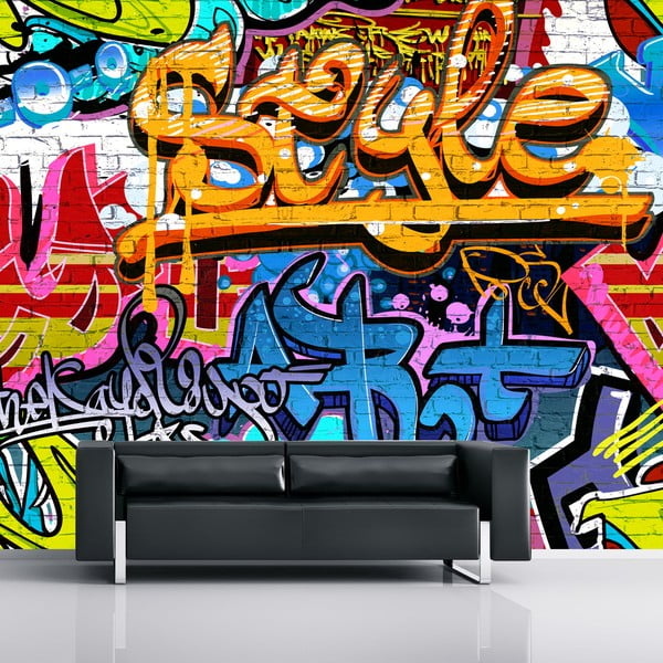 Velkoformátová tapeta Graffiti, 315x232 cm