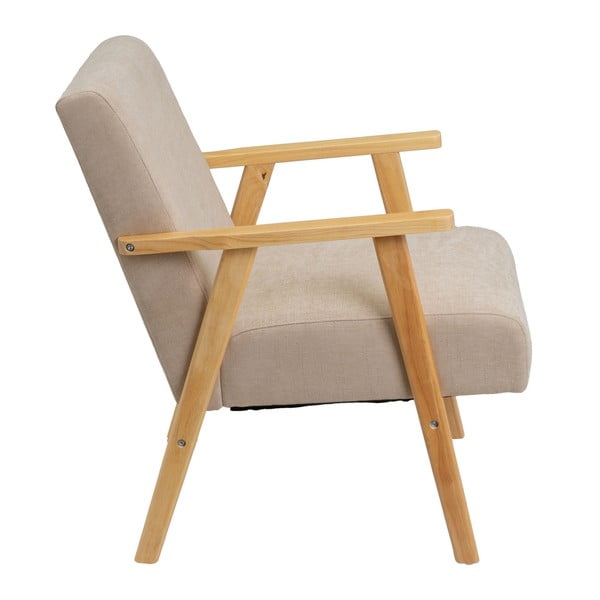 Бежово шенилово кресло Vintage – Casa Selección-image-3