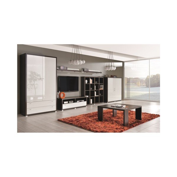 Knihovna v dekoru ořechového dřeva Maridex Kendo-image-1