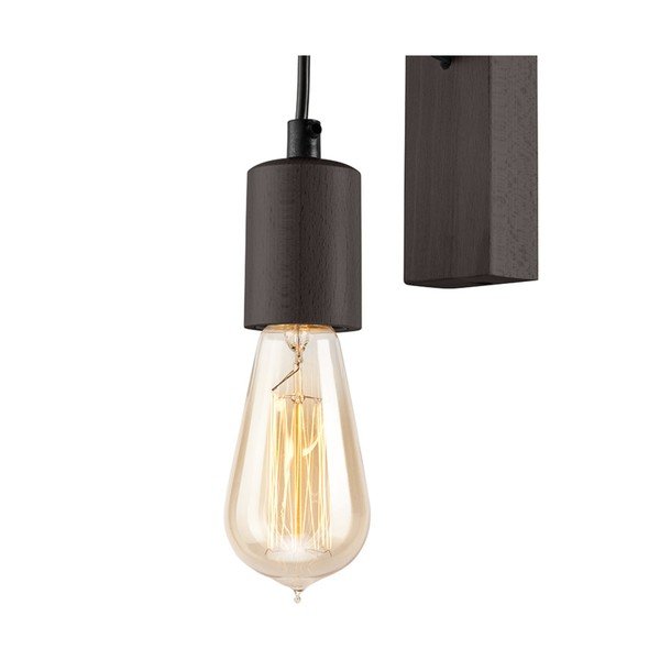 Черна стенна лампа Leon - LAMKUR-image-4