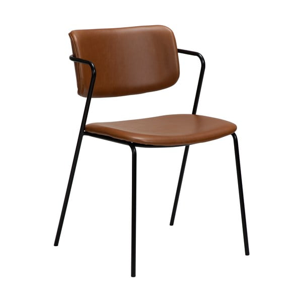 Кафяв стол от изкуствена кожа Zed - DAN-FORM Denmark