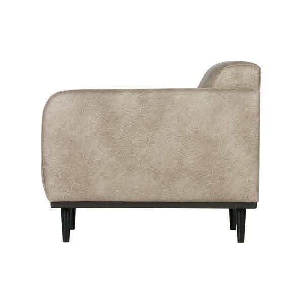 Светлосиво кресло от изкуствена кожа Statement - BePureHome-image-3