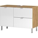 Бял шкаф под умивалника от дъб 80x56 cm Mauresa - Germania