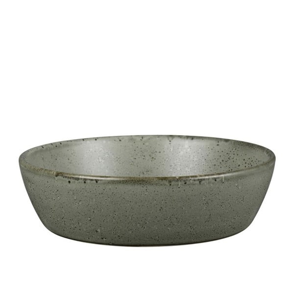 Зелено-сива каменна купа за сервиране Mensa, диаметър 18 cm - Bitz