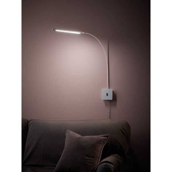 Бяла стенна лампа 1L Antenna - Markslöjd-image-1