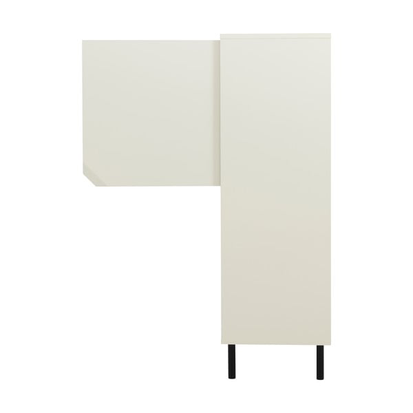 Бял шкаф за книги 118x137 cm Corner - Tenzo-image-3