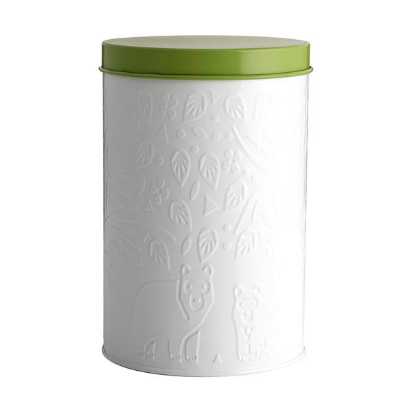 Бяло-зелена кутия за съхранение на храна , 2,9 л In the Forest - Mason Cash