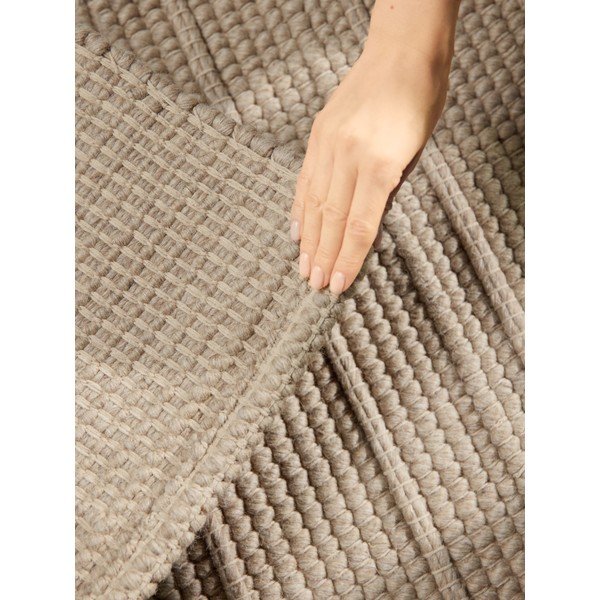 Бежова ръчно изработена вълнена пътека 80x250 cm Camden Parker – Ted Baker-image-4