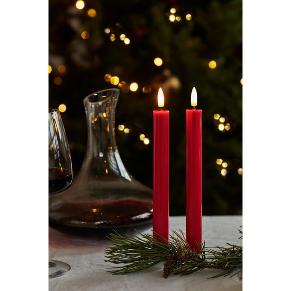 LED свещи в комплект 2 бр. на батерии (височина 22 cm) Sille – Sirius-image-1