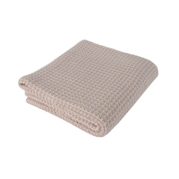 Розово памучно бебешко одеяло Lee, 90 x 90 cm - Homemania Decor