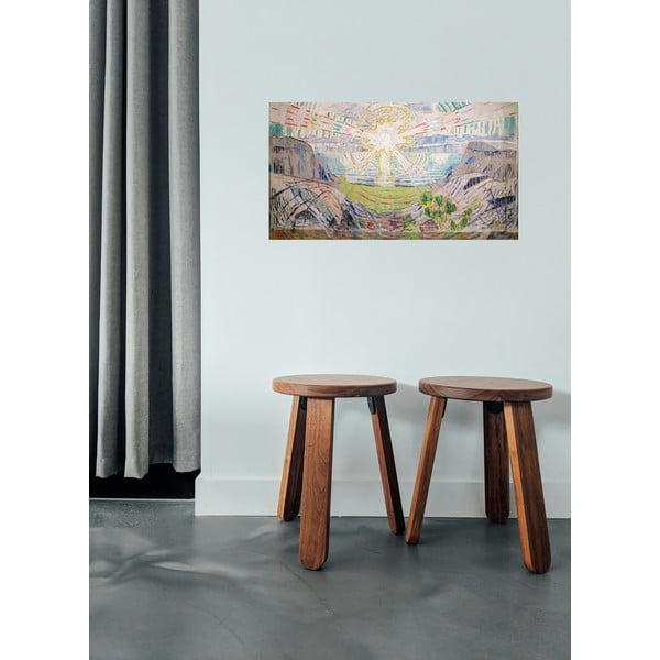 Репродукция на картина на Едвард Мунк - , 70 x 40 cm The Sun - Fedkolor-image-1