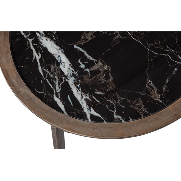 Черна масичка за кафе 58x58 cm Lax - BePureHome-image-3