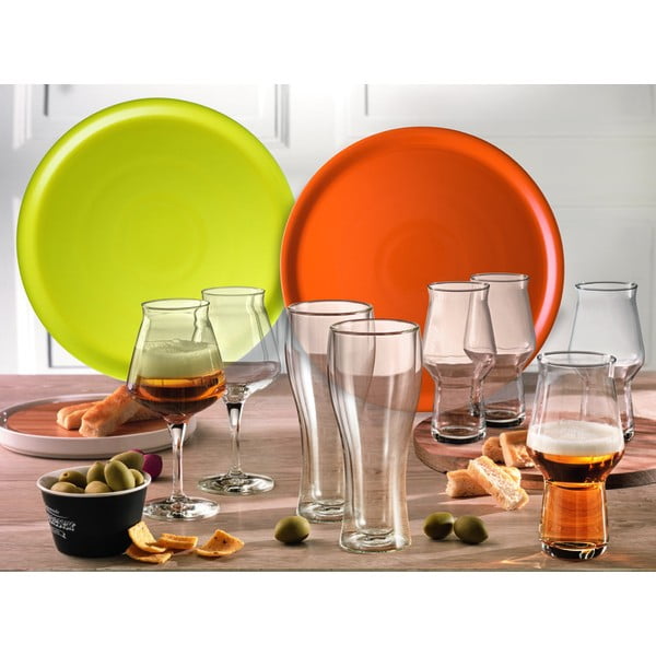 Оранжева порцеланова чиния за пица Пица, ⌀ 31 cm - Brandani-image-1