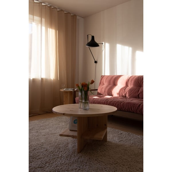 Кръгла масичка за кафе в естествен цвят Rondure - Karup Design-image-3