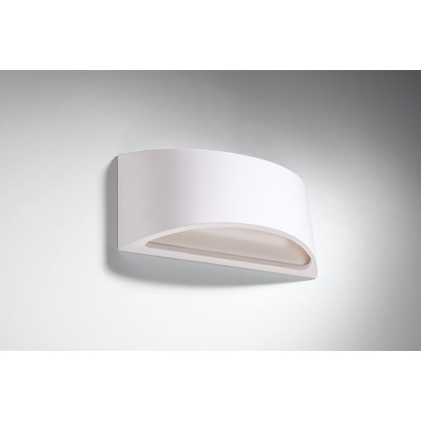 Бяла стенна лампа Farina - Sollux-image-1