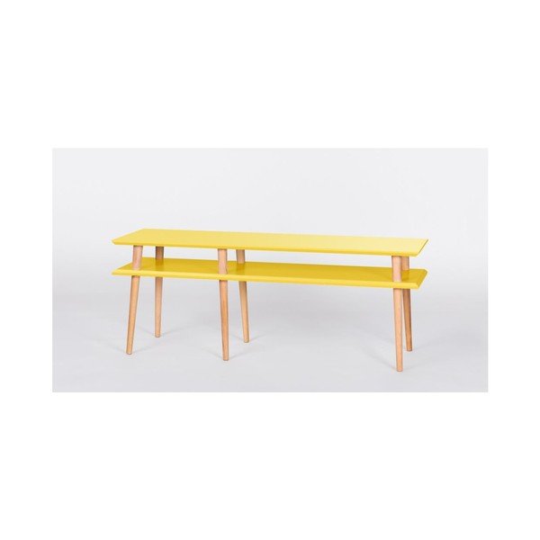Konferenční stolek Mugo Yellow, 119 cm (šířka) a 45 cm (výška)-image-1