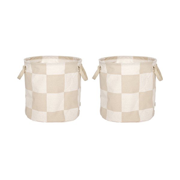 Текстилни кошници в комплект 2 бр. ø 32x32 cm Chess – OYOY Living Design