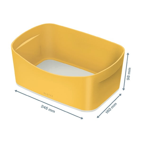 Жълта кутия за съхранение на настолни компютри MyBox - Leitz-image-4