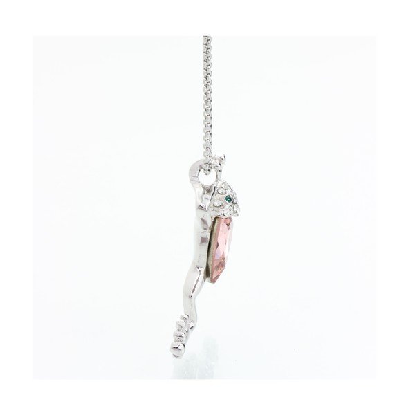 Колие с елементи Сваровски, розова жаба - Laura Bruni-image-1