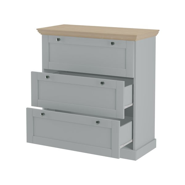 Сив висок скрин 75x80 cm Binz – Støraa-image-2