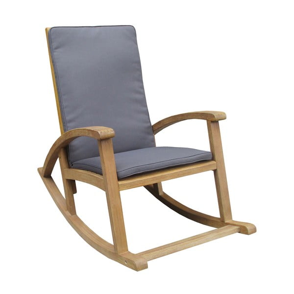 Градинско кресло от масивно дърво в сив и естествен цвят Soho – Ezeis