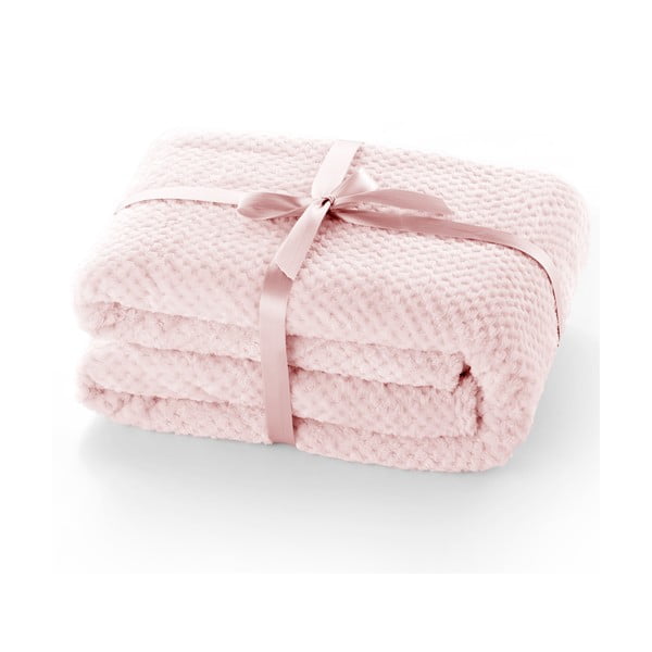 Прахово розово одеяло от микрофибър Henry, 150 x 200 cm - DecoKing
