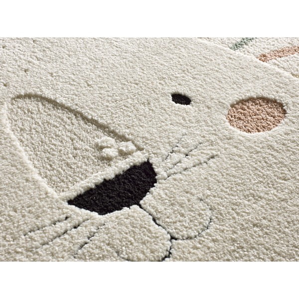 Кремав детски килим ø120 cm Clown – Universal-image-2