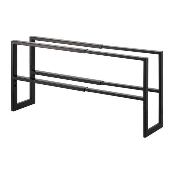 Черен рафт за обувки Line - YAMAZAKI-image-2