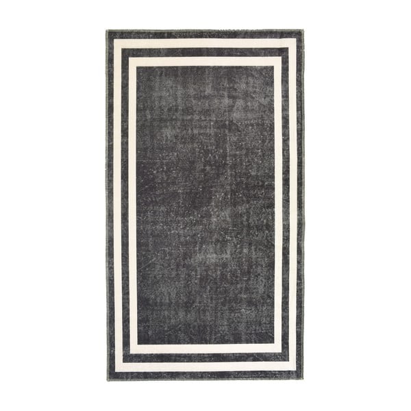 Бяло-сив килим за миене 80x50 cm - Vitaus
