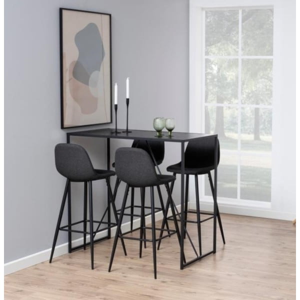 Черено-сив бар стол 101 cm Wilma - Actona-image-1