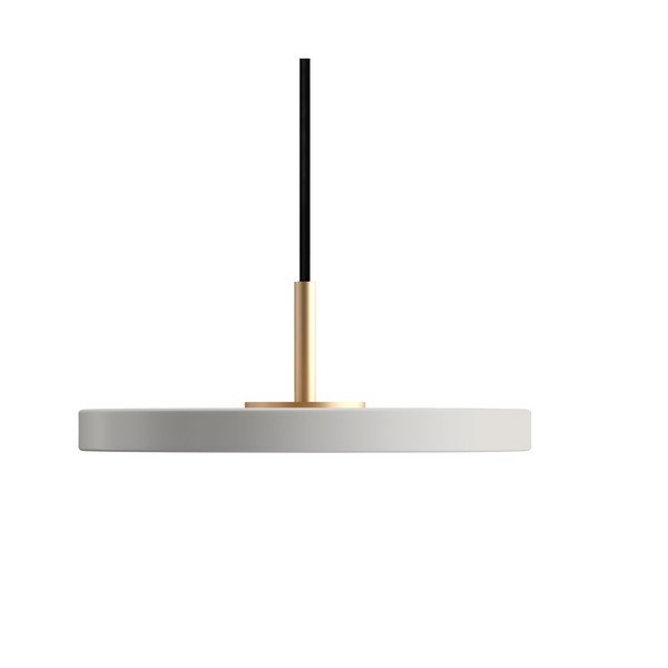 Светлосиво LED висящо осветително тяло с метален абажур ø 15 cm Asteria Micro – UMAGE-image-4