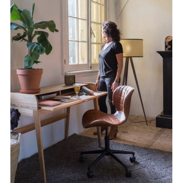 Кафяв офис стол Офис стол OMG - Zuiver-image-1