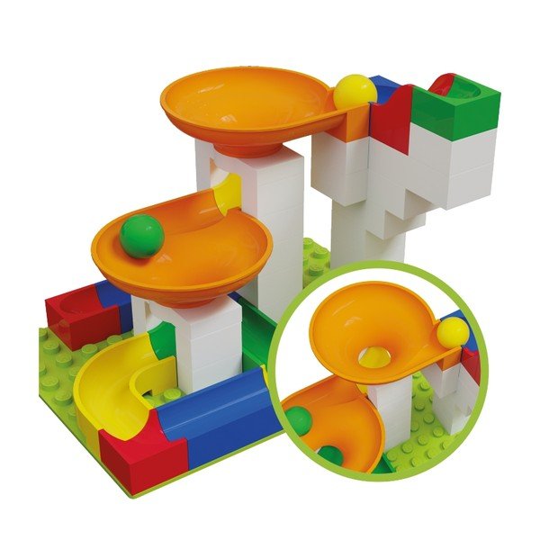 Комплект допълнителни части за писта за топчета , 44 бр. - Hubelino-image-1