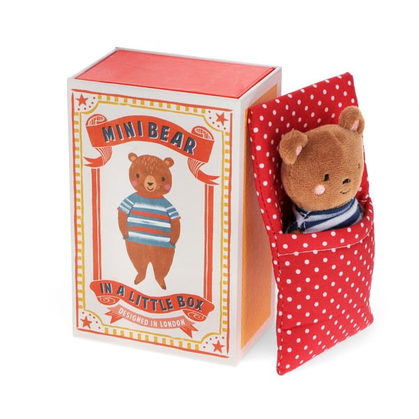 Плюшена играчка Mini Bear in a Little Box – Rex London