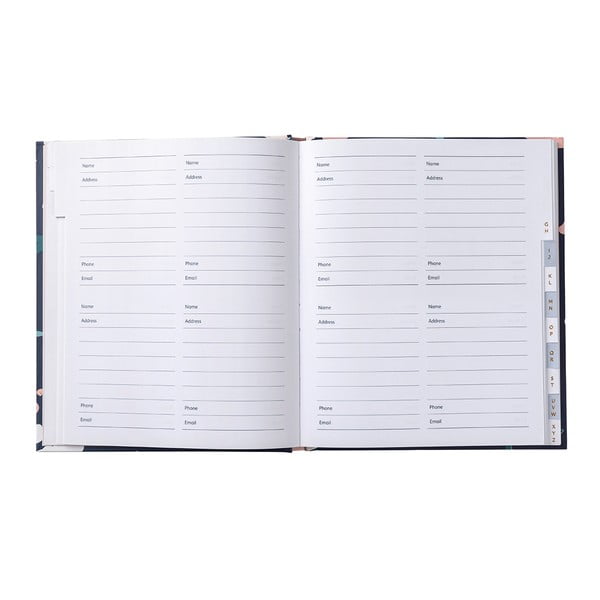 Адресна книга със самозалепващи се етикети Navy Blush, 104 страници - Busy B-image-3