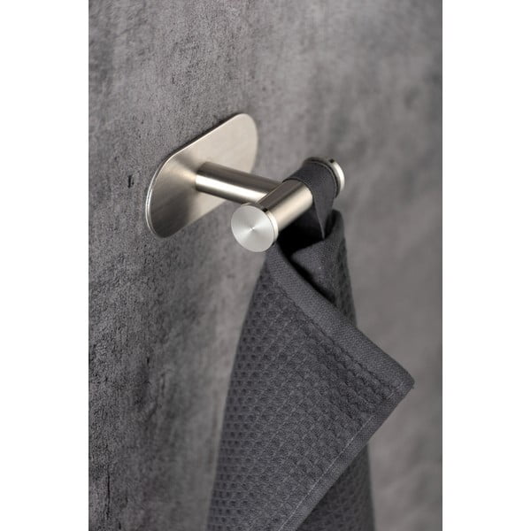 Двойна стенна кука от матова неръждаема стомана Turbo-Loc® Orea - Wenko-image-3