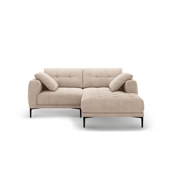 Светлокафяв ъглов диван (десен ъгъл) Bemy – Micadoni 