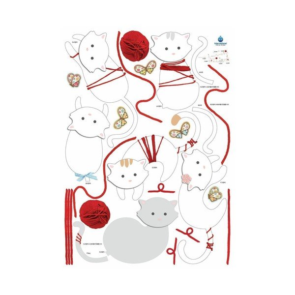 Стикер за котки и топки, 30 см - Ambiance-image-2