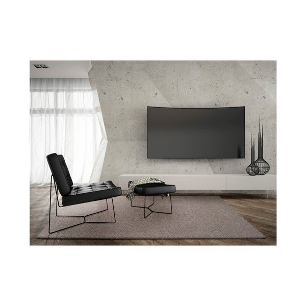 Кафяв и бежов килим Sense Liso Linen, 140 x 200 cm - Universal