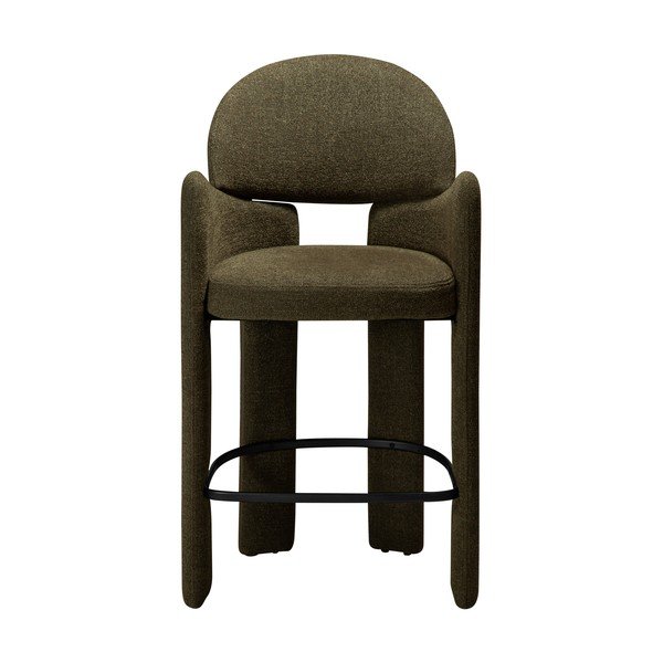 Бар стол в цвят каки (височина на седалката 68,5 cm) Aole – DAN-FORM Denmark-image-1