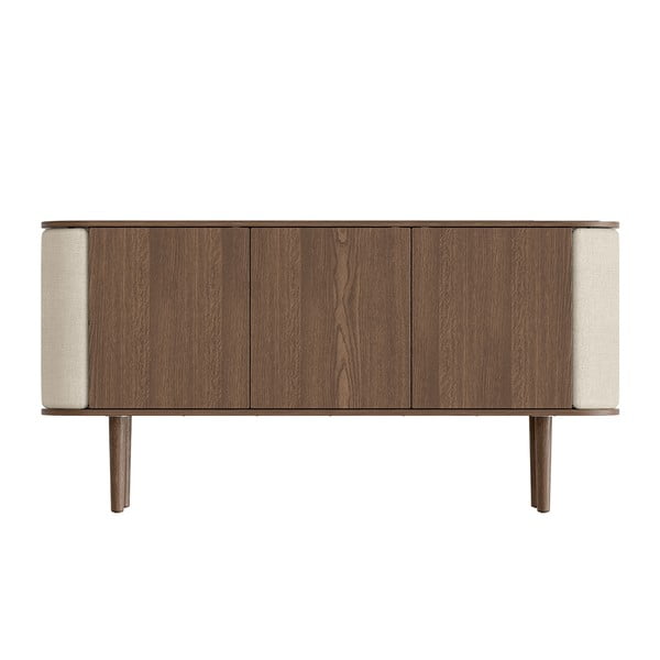 Нисък дъбов скрин в кафяво-бежово 150x75 cm Treasures - UMAGE-image-3