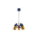 Синьо  детско осветително тяло с метален абажур ø 30 cm Mouse II – GTV