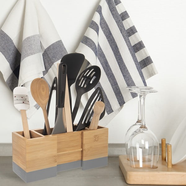 Бамбукова поставка за кухненски прибори - Orion-image-1