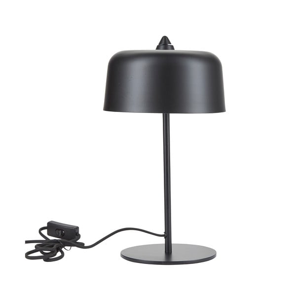 Черна настолна лампа, височина 39 cm - Bahne & CO